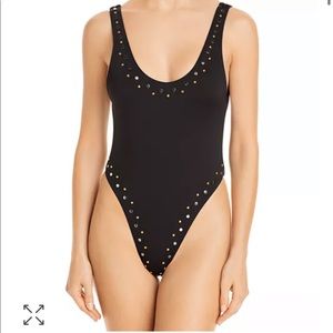 Dolce Vita Studded One Piece Swimsuit